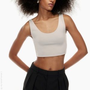 Aritzia Babaton contour scoop neck in Opal Grey | Size Small